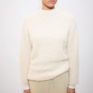 Mango BNWT Bouclé-knit wool-blend sweater
